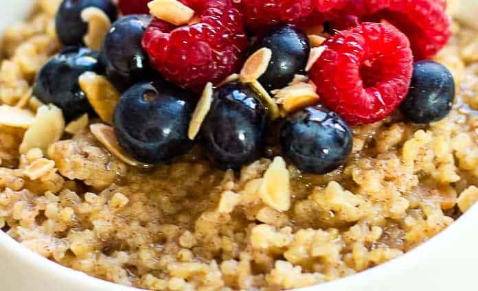 Spiced bulgur wheat porridge