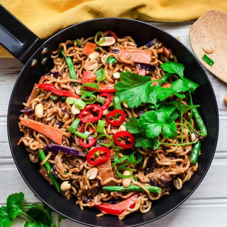 Satay Stir Fry Noodles · eat well abi