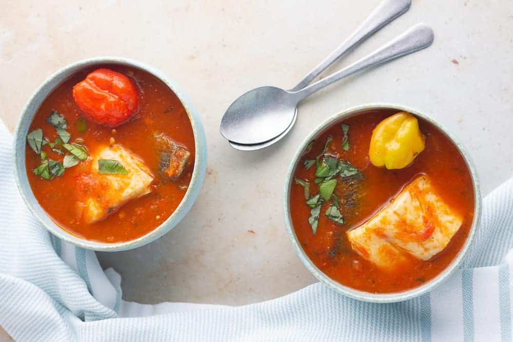 Nigerian Fish Stew (Obe Eja Tutu) · eat well abi