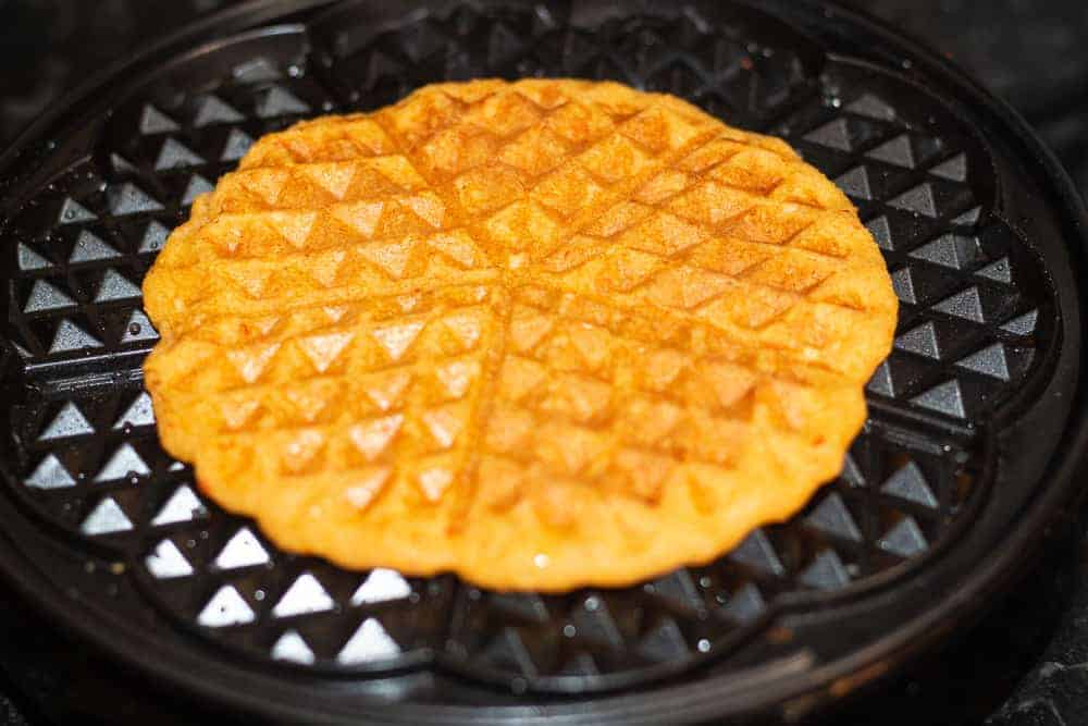 akara in a waffle maker