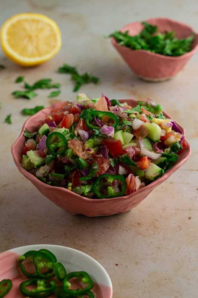 kachumbari Kenyan tomato and onion salad