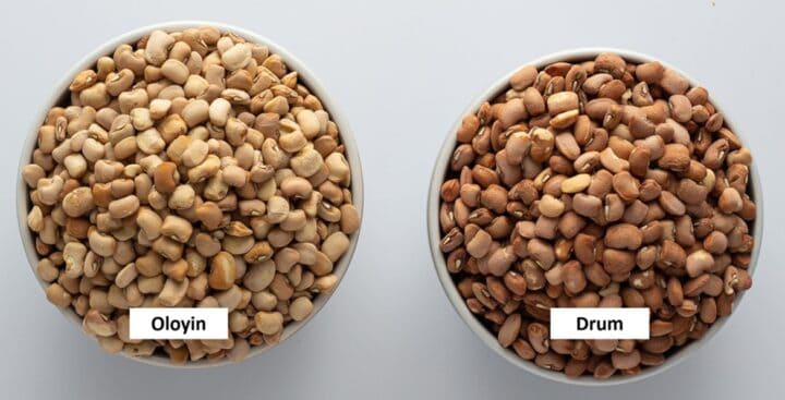 Nigerian brown beans - Oloyin and brum