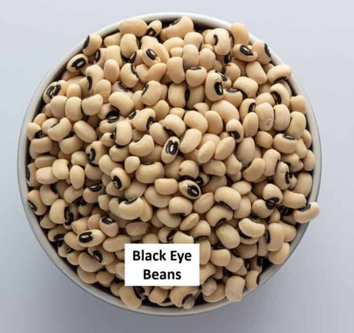 Black eyed beans