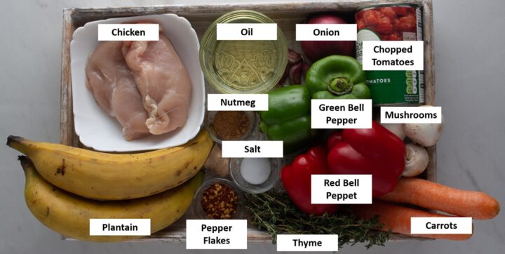 poulet DG ingredients
