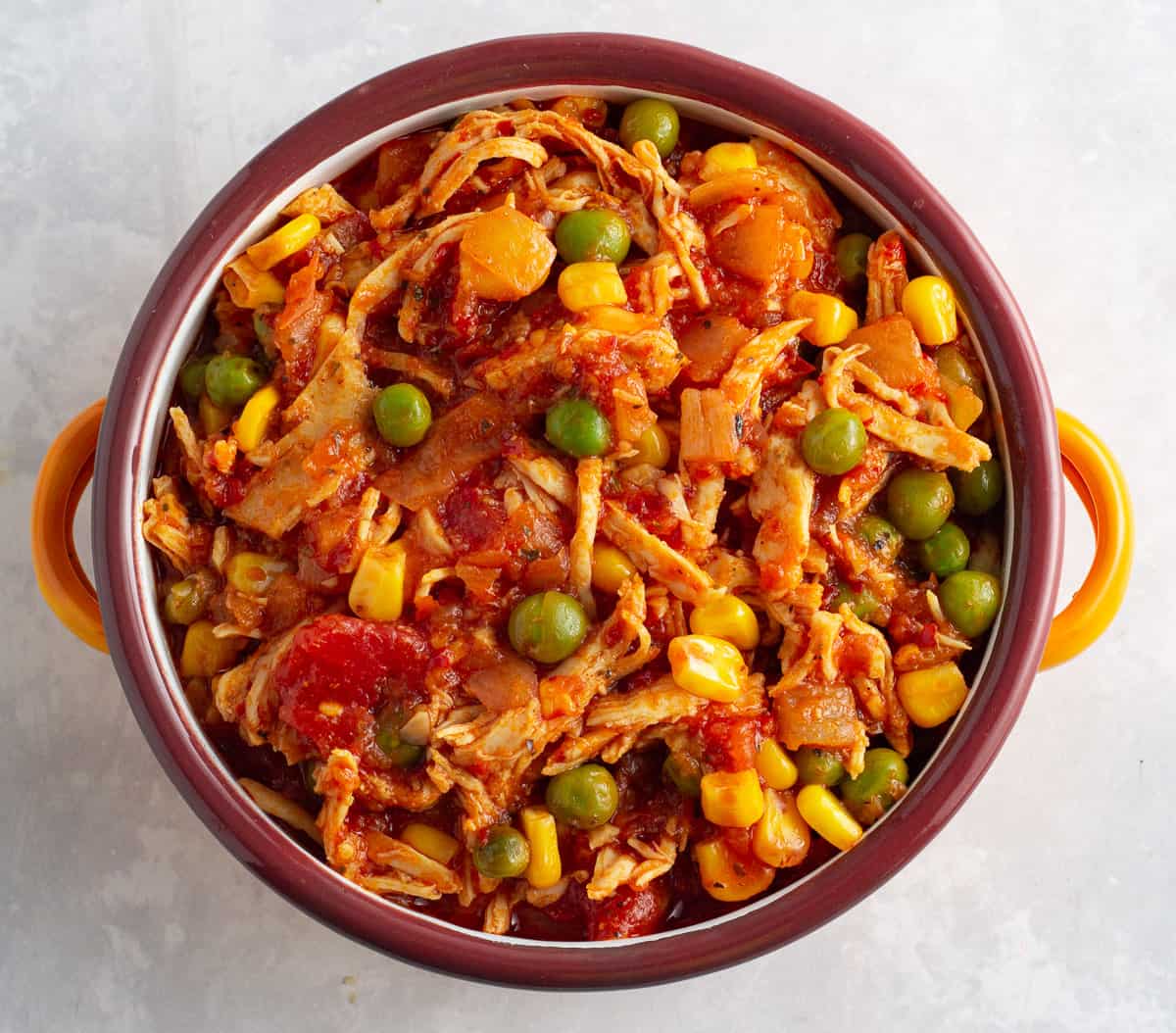 Peri Peri Shredded Chicken With Vegetables · eat well abi