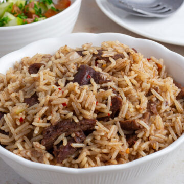Kenyan beef pilau rice