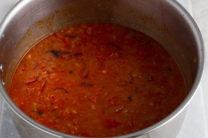 Sauce for gizzard stew