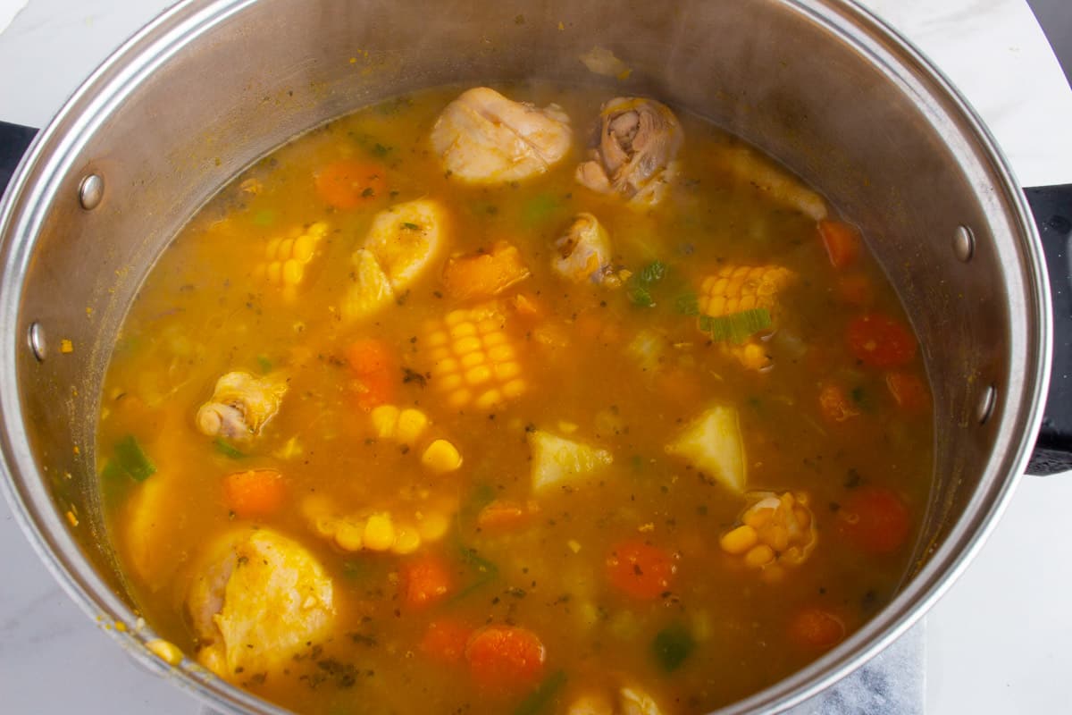 Jamaican Chicken Soup Recipe · eat well abi