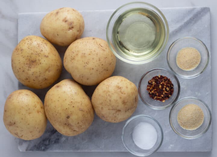 Ingredients for air fryer breakfast potatoes