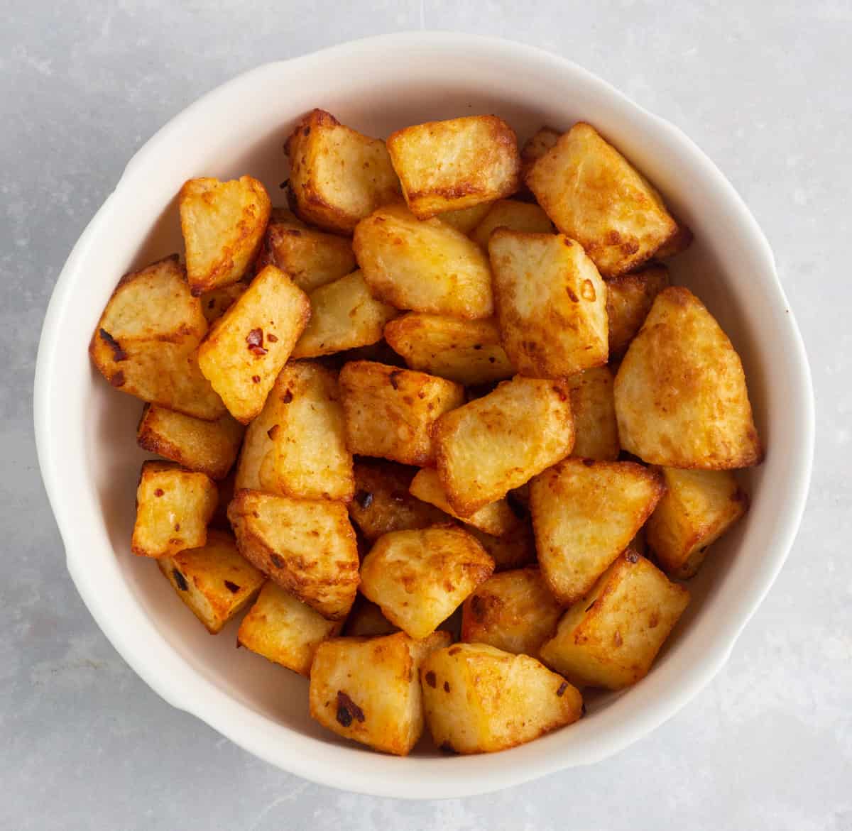 Air Fryer Breakfast Potatoes · eat well abi