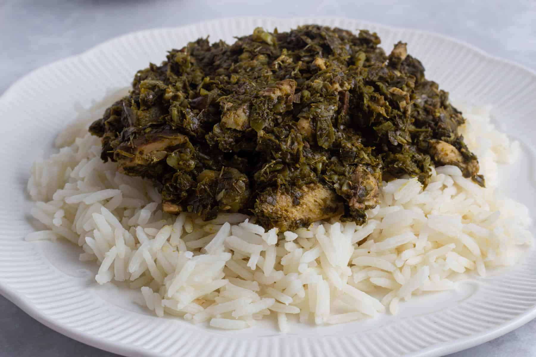 Congolese Cassava Leaf Soup Pondu · eat well abi